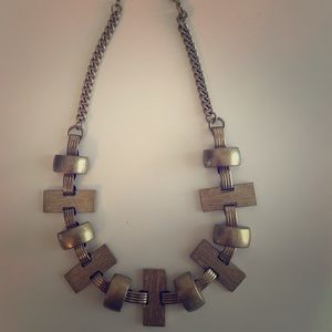 Gold color tribal necklace